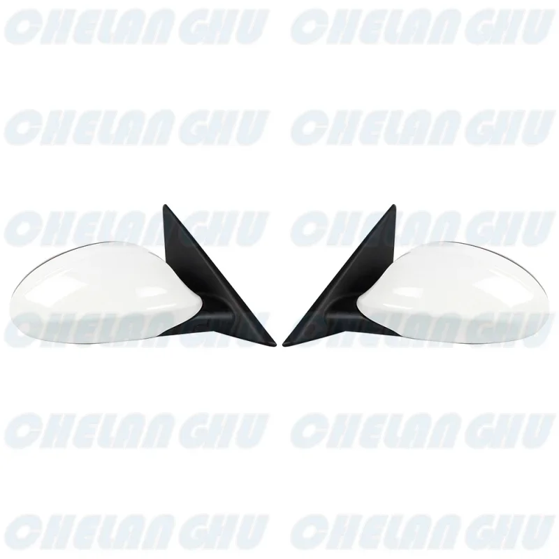 For BMW E90 E91 318i 320i 325i 330i 335i 2005 2006 2007 2008 1 Pair 3 Pins White Painted Memory Power Fold Mirror Assembly