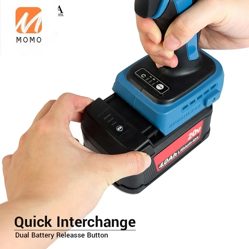 20V Brushless 1/4 "Hex Power Impact Driver