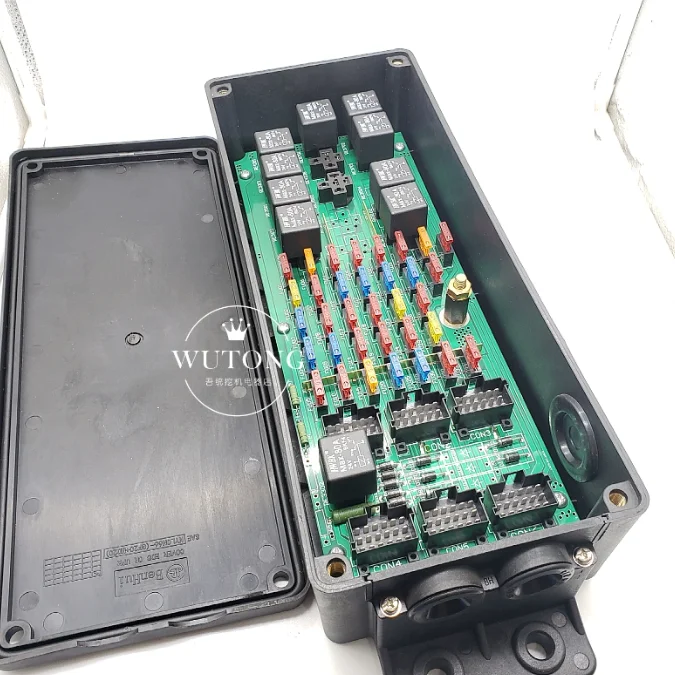 

For EC210B EC240B Fuse Box Holder EC220B EC360B Fuse Relay Switch Box Excavator
