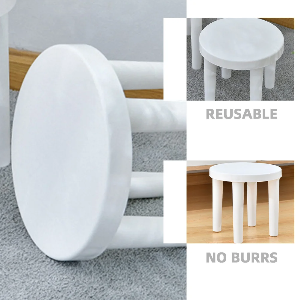 2 قطعة البراز عدم الانزلاق خطوة البراز البلاستيك للحمام المطبخ آمنة خفيفة الوزن العملي خطوة البراز #3