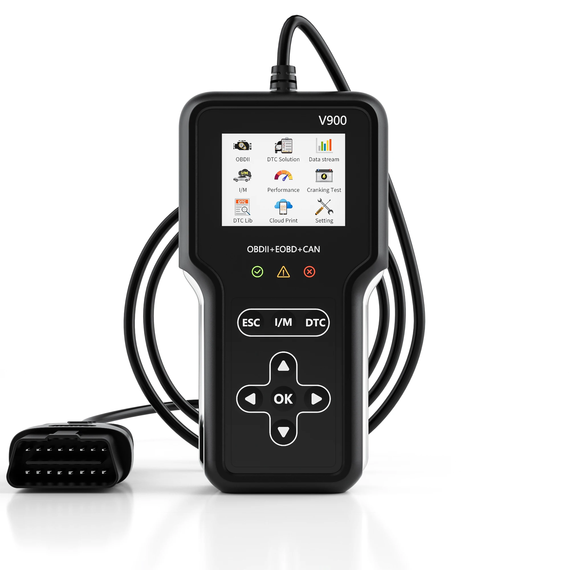 V900 Obd2 الماسح الضوئي أداة تشخيصية اختبار الأداء قارئ الماسح الضوئي سيارة خطأ فحص جهاز Obd2 آلة تشخيص للسيارات #2