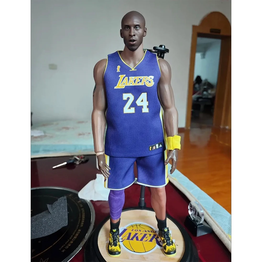 1/6 Scale Kobe Figures NBA Star #24 Black Mamba Double Head Sculpts&Suits Model Decorate Basketball Collection Kids Toys Gift