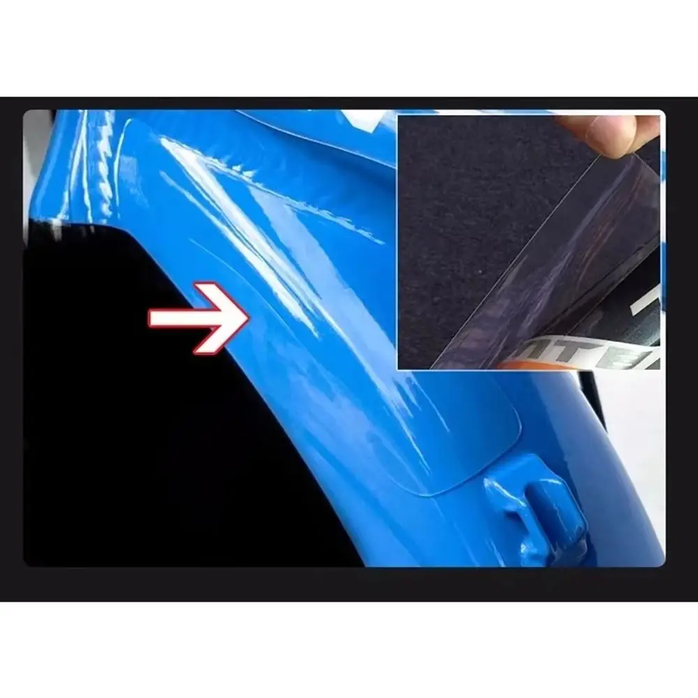 1Roll Bike Frame Protector Transparent Protective Film Riding Decoration Invisible Bicycle Protection Stickers Scratch Resistant