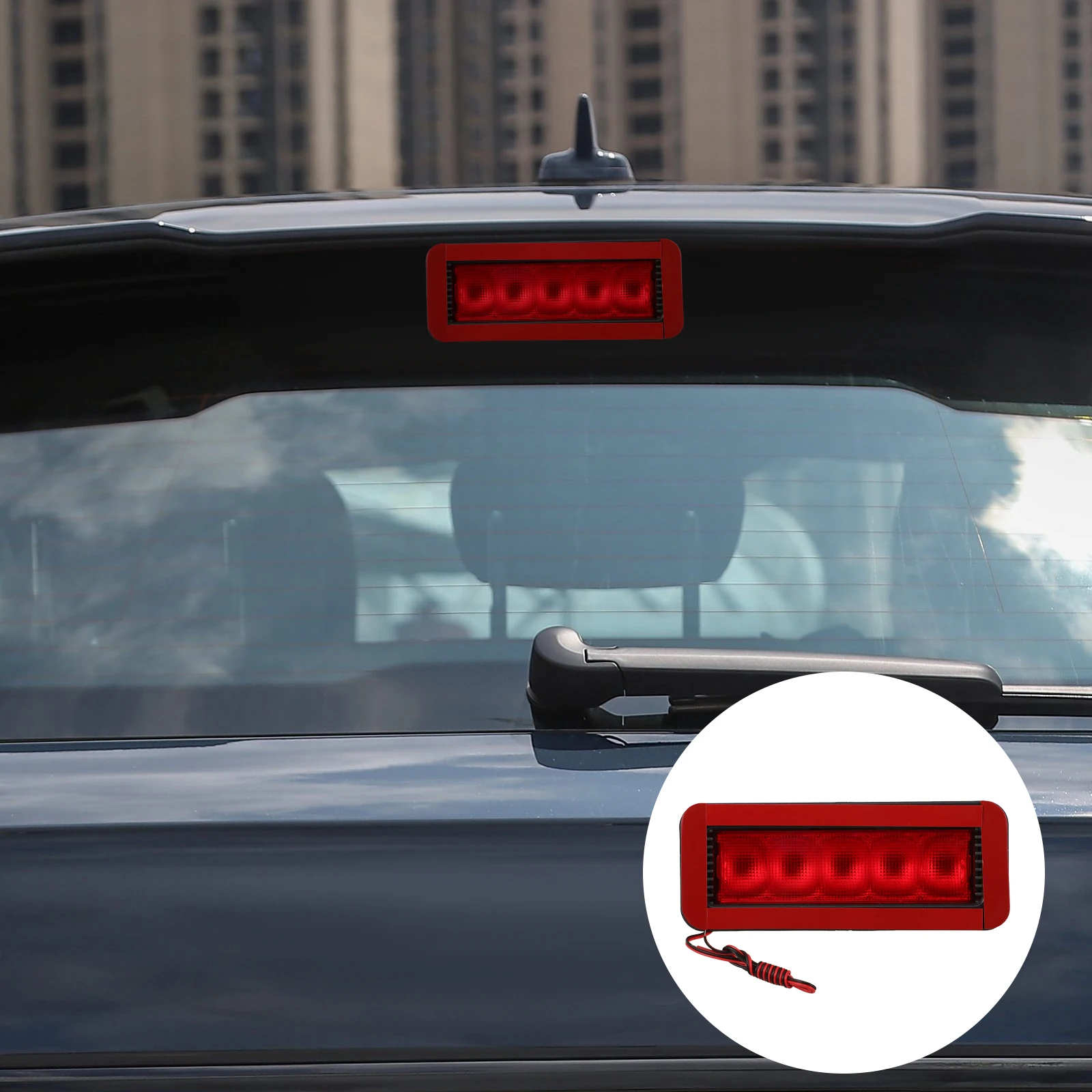 

High Mount Light Assembly LED Tail Lights Rear High Mounted Durable Bright Car Lamp Vehicle Brake Lamp Vehicle Brake