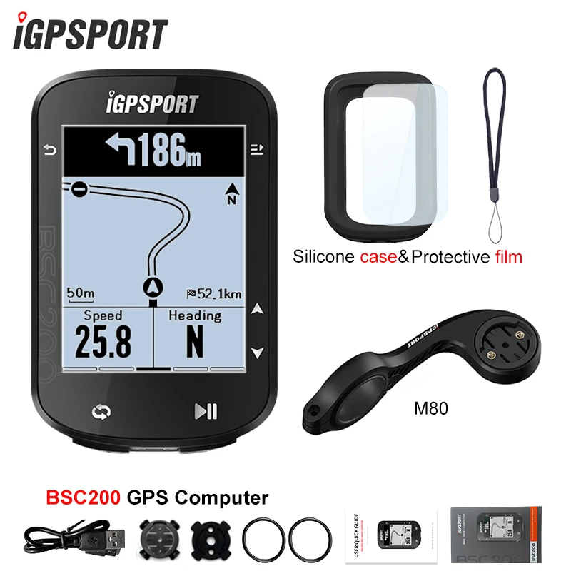BSC200 iGPSPORT ANT+ GPS Bike Computer Riding Cycling Odometer