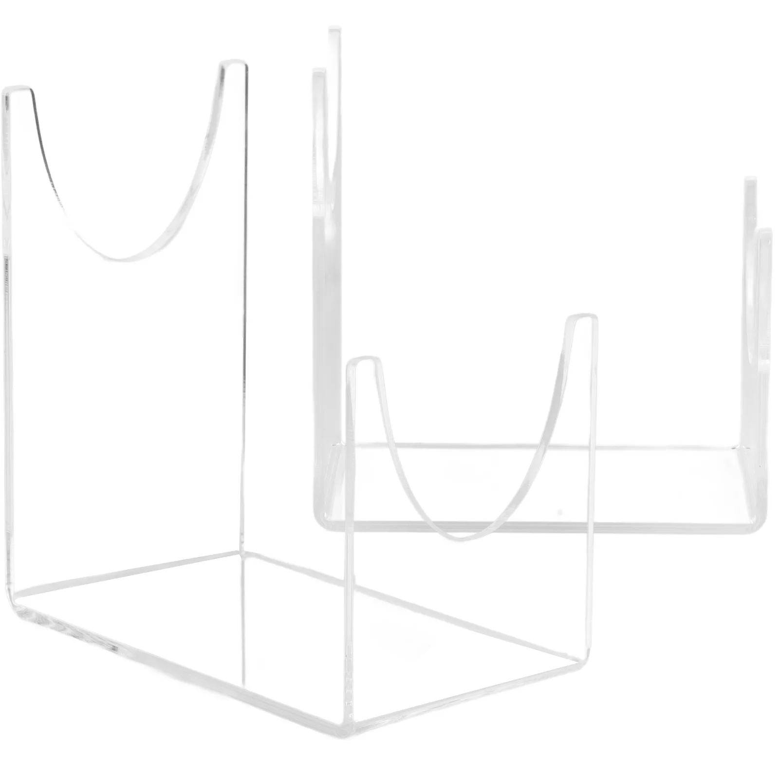 

2Pcs Acrylic Sword Stand Clear Desktop Sword Display Holder Decorative Rack Home Organizer Stable Lightweight Practical