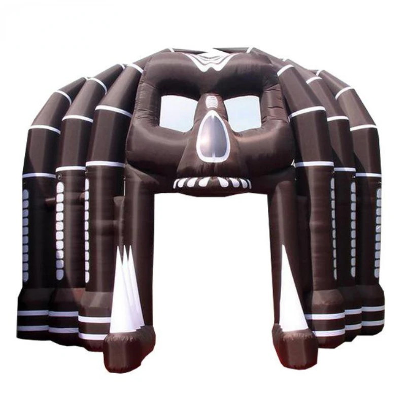 

Halloween home mall decor inflatable giant spider entrance archway tunnel