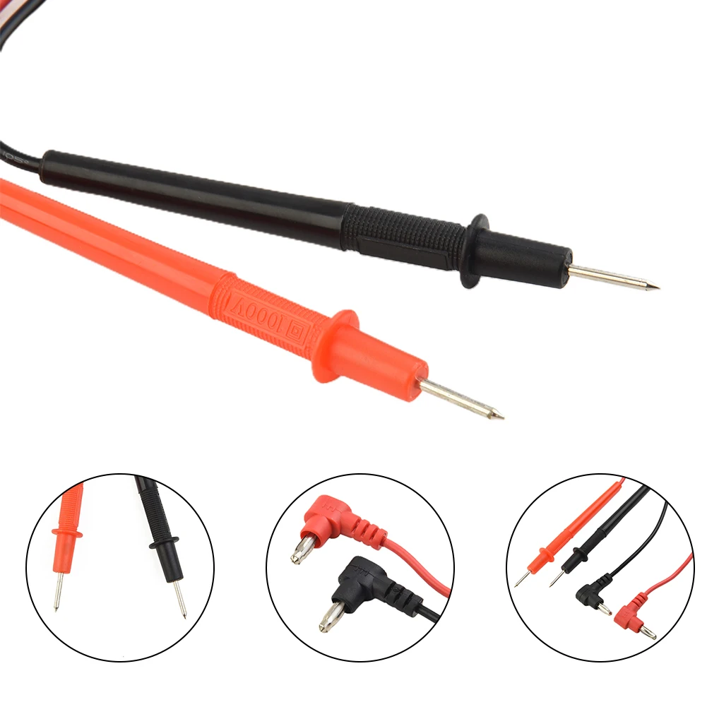 Digital Multimeter Pen 2PCS/1SET Wire ABS Accessoreis Cable Crosshead Socket Full Sheath Leads Probe Table Pen