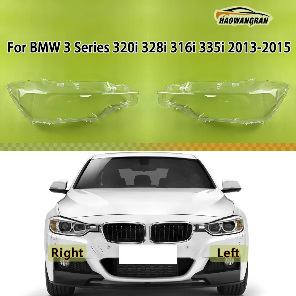 

Front Headlight Shell For BMW 3 Series 320i 328i 316i 335i 2013 2014 2015 Headlamp Transparent Lampshade Cover Lens Plexiglass