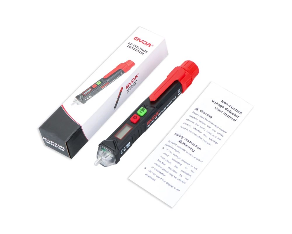 GVDA Non-Contact Voltage Tester 12 to 1000V AC Voltage Detector Electric Pen Smart Breakpoints Finder Circuit Checking Pencil