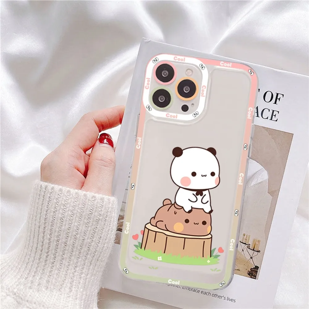 M-Milk Bear Cute Cartoon Mousepad For Redmi 7 8 9 A For Redmi Note 5 7 8 9 10 11 Pro Max 4G 5G Funfas