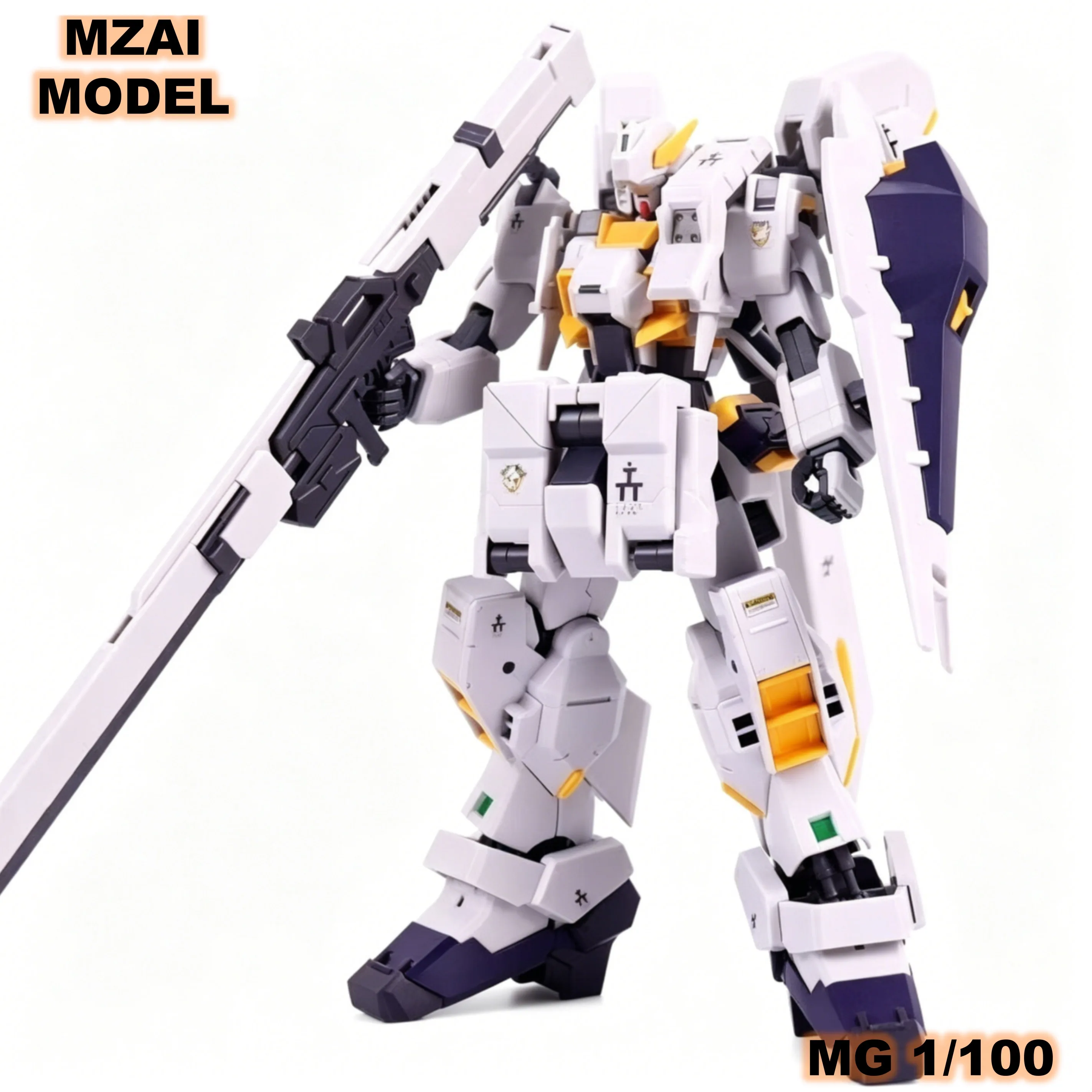 【Em Estoque】Kit de Montagem MZAI Modelo MG 1/100 RX-121-2P TR-1 Hazel Owsla, Figura de Ação de Anime, Modelo de Robô de Plástico
