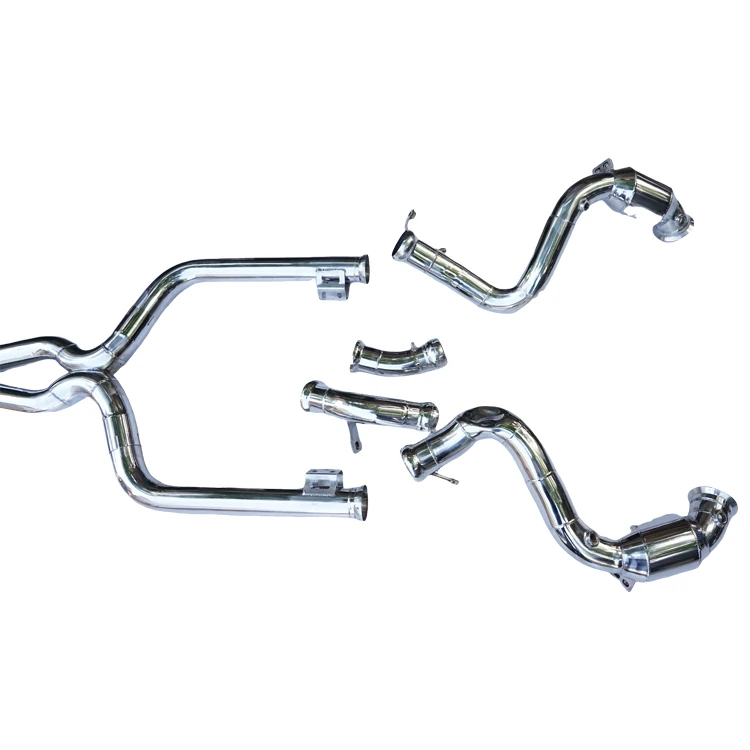 High Performance Stainless Steel Valve Mufflers C63 W205 4.0T Exhaust New Condition Shop Accessory Car Accessories