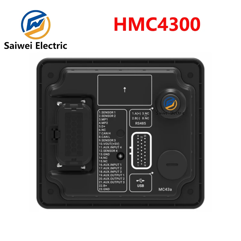 Smartgen HMC4300 Marine Diesel Engine Controller 4.3-inch Screen+RS485+CAN BUS+Cloud Monitoring