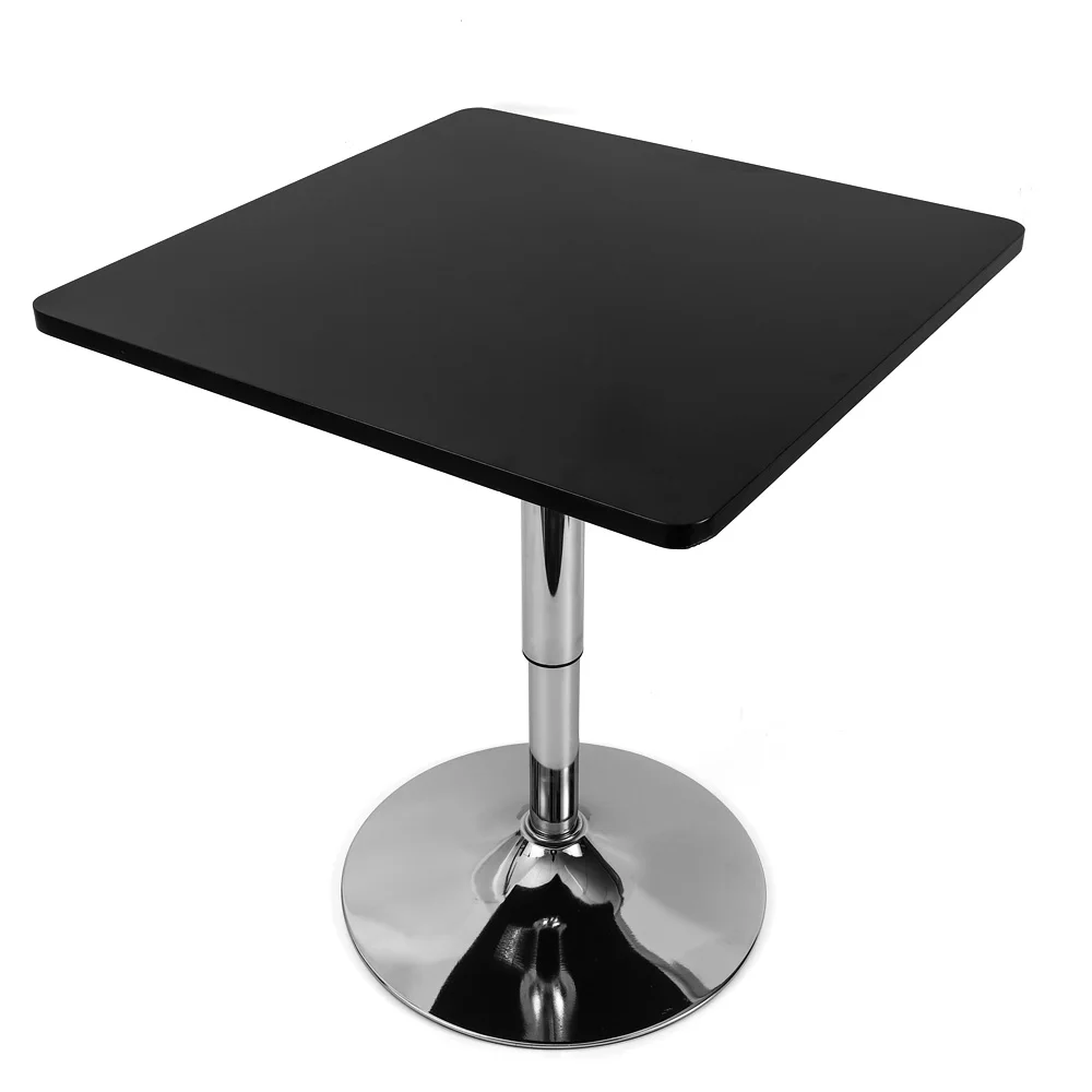 Modern Bar Table with Adjustable Height and Sturdy Base - 330 lbs Load Capacity, Ideal for Kitchen, Pub, and Bistro Settings