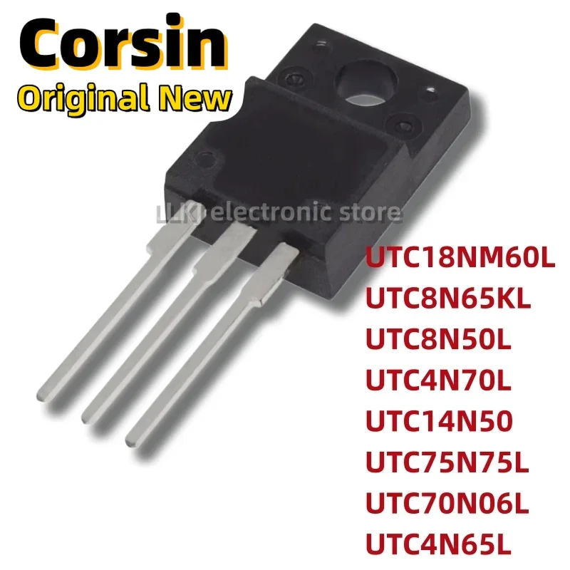 1pcs UTC18NM60L UTC8N65KL UTC8N50L UTC4N70L UTC14N50 UTC75N75L UTC70N06L UTC4N65L TO-220F MOS FET TO220F-3/