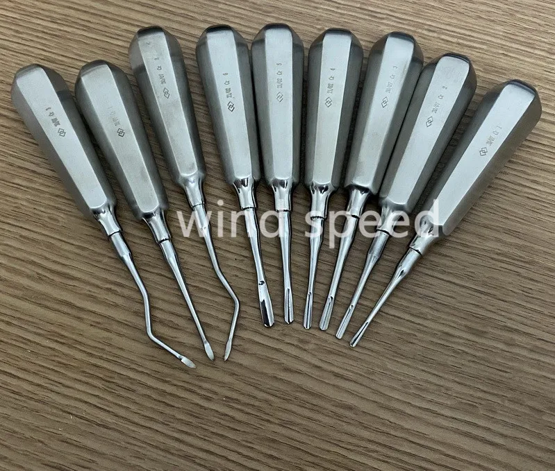 Dental Tooth Root Extraction Elevators Elevator Screwdriver Dentistry Surgical Luxating Tools Straight Curved Apical Winter