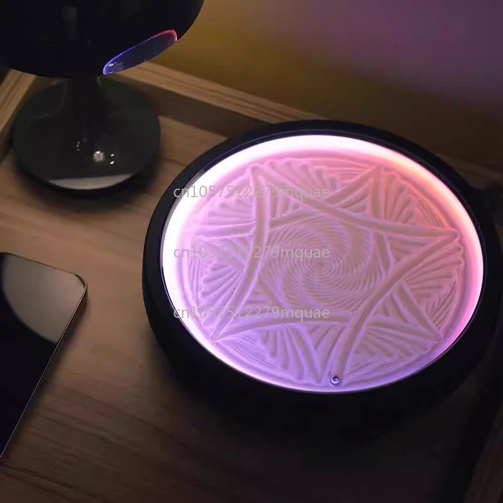 Mini Sand Painting Robot Decompression Tabletop Ornament Decoration Suitable for Holiday Gifts for Friends and Family