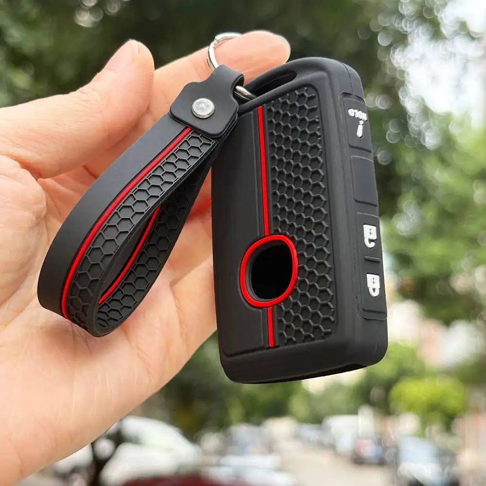Keychain Organizer For Mazda 2 3 6 CX30 CX90 CX3 CX60 CX50 CX-5 CX-8 MX-5 ND2  Silicone Key Case Protection Cover Shell Caps