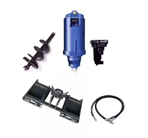 Mini Excavators or Skid Steer Loader Attachment Earth Auger Motor and Auger Drills 2500NM 3500NM 4500NM