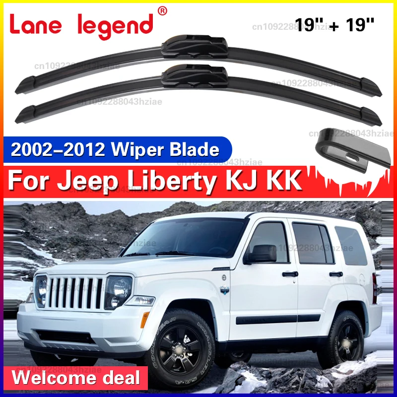

2 шт. для Jeep Liberty KJ KK 2002-2012 щетки переднего стеклоочистителя резак лобового стекла J крючок автомобильные аксессуары 2010 2011 19 "+ 19"
