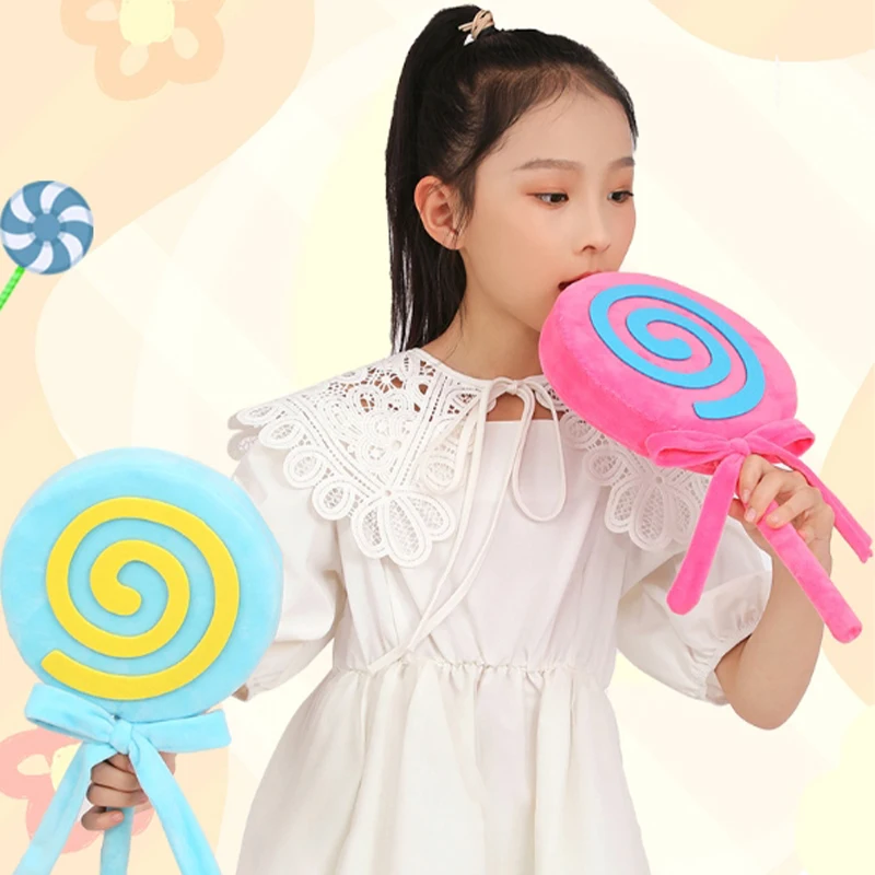Bacchetta lecca-lecca di Halloween per bambini Accessori per vestire la principessa Caramelle dolci Puntelli per fotografia Carnevale Spettacolo di danza arcobaleno