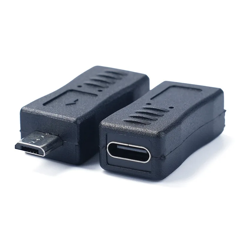 USB Adapter Micro USB TO Tpye C Connector Male to Female 2-PACK