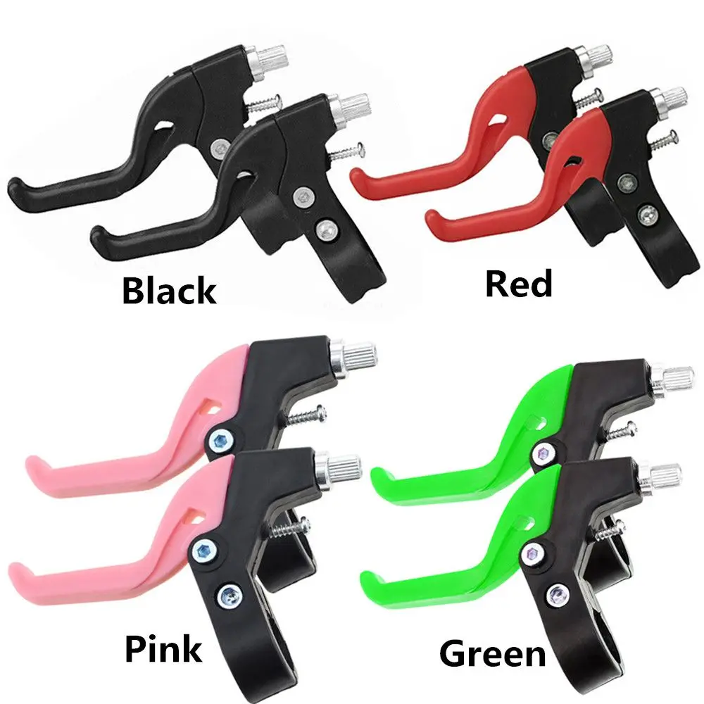 1 Pair Kids Bike V-Brake Levers Bicycle MTB BMX Mountain Road Bike Handlebar V-Brake Cycling Parts For Standard 22.2mm Handle