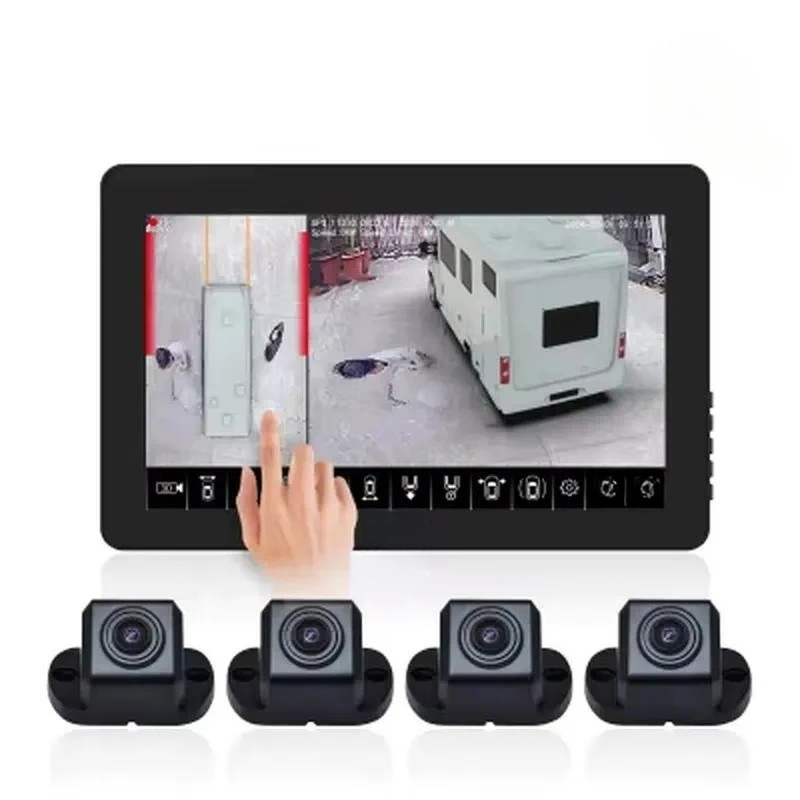 HD 360 Surround View Safe Driving Assistance 10.1inch Touch Monitor All-in-One System