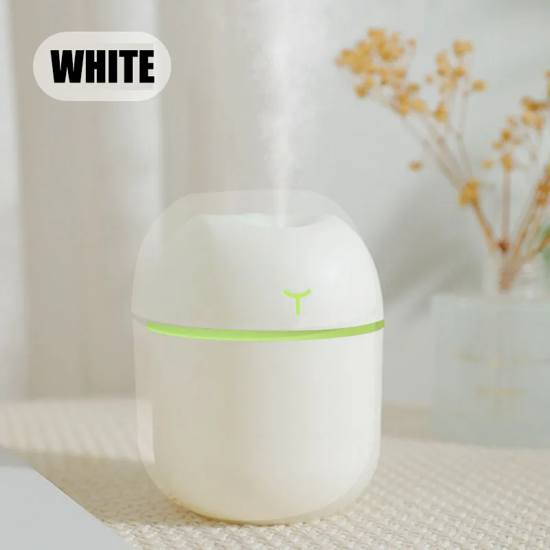 USB Powered Silent Mini Desktop Humidifier Aromatic Health Therapy with Cool Cold Mist Diffuser for Home Car Humidity Control
