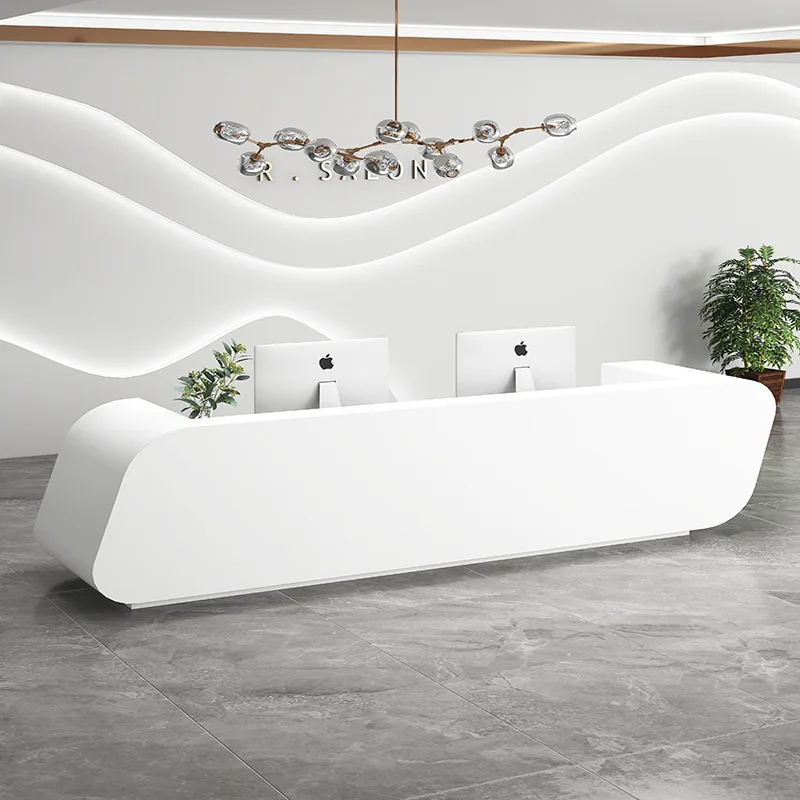 

Checkout page Bar Front Desk Clothing Store Hotel Company Executive Front Desk Light Luxury Modern Simple Front Desk