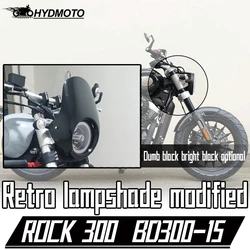 For Benda jinjila 300 ROCK 300  BD300-15 motorcycle front lamp protection cover modification Transparent front lamp cover
