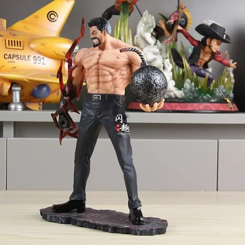

26cm Original Genuine Hero Finale: The Iron Fist and Karp Standing Pose Scene Figurine Model Ornament, Exquisite Statue Gift