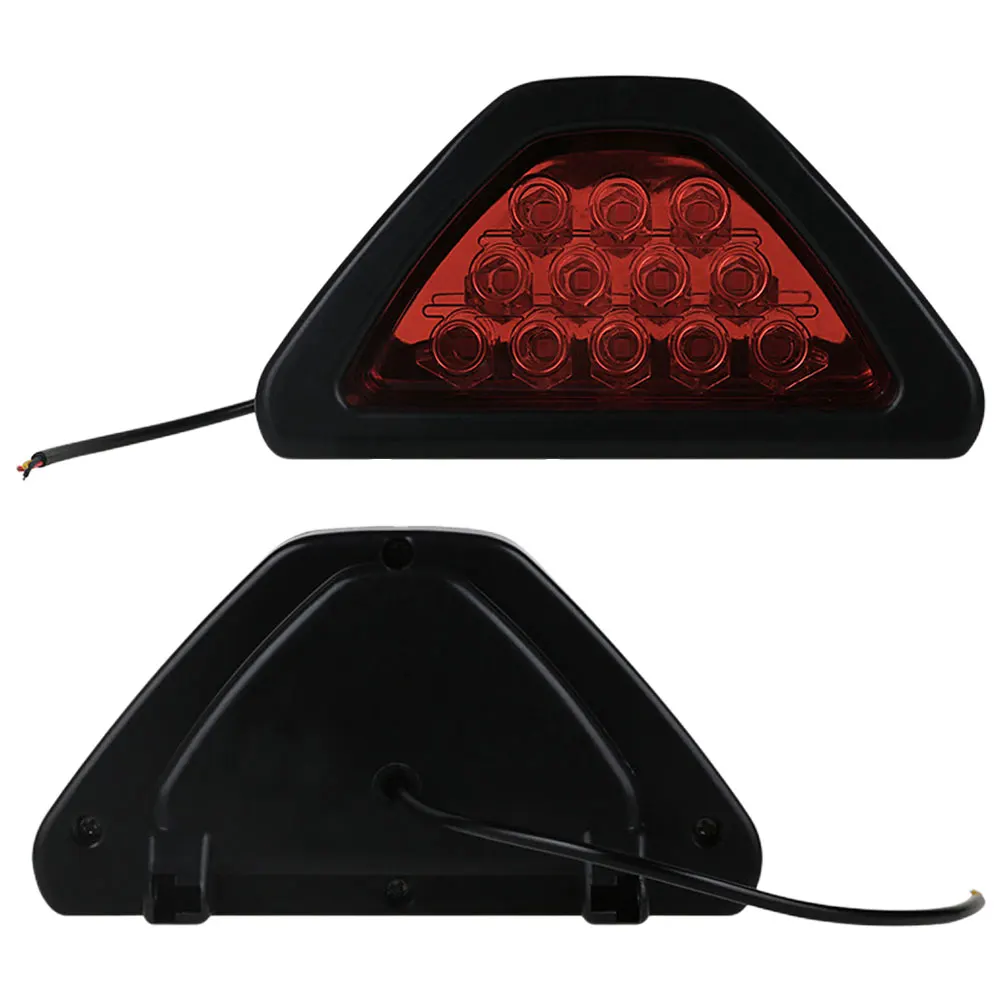 Universal Flash Warning Light Super Bright Car Strobe Light 12 LED Triangle Sporty for Auto Vehicle SUV for Truck Car Motorcycle