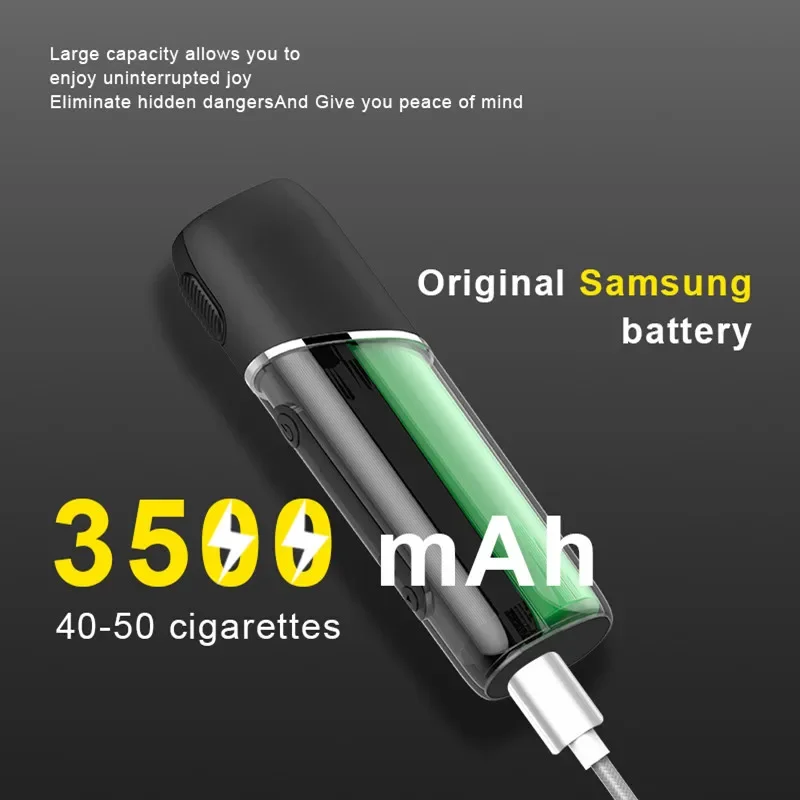 الأصلي Kamry Pluscig P7 التدفئة عصا ستيرتر كيت 3500mah بطارية جافة عشب المرذاذ الحرارة لا حرق Vape عربات مع شحن USB