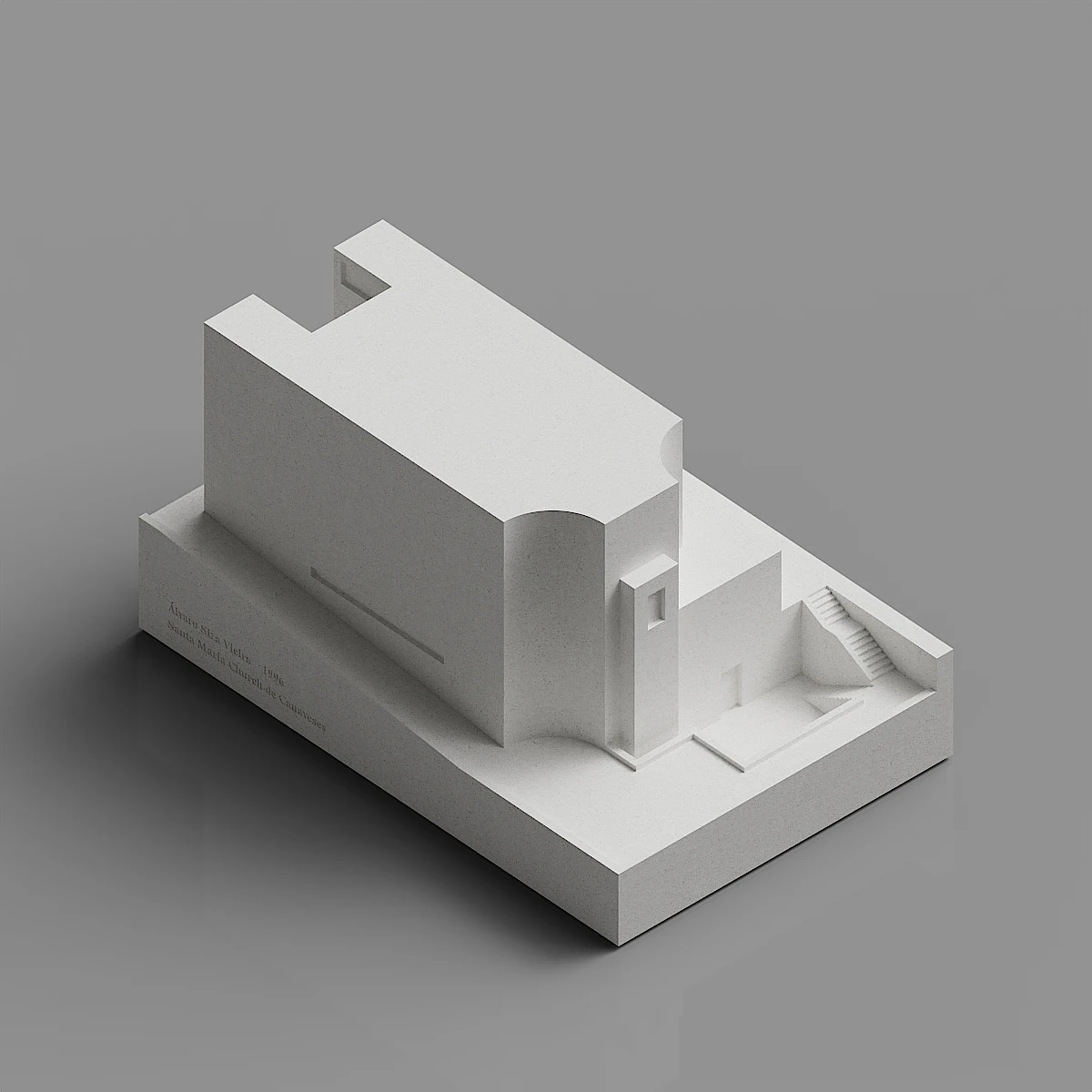 

Master Architect Alvaro Siza "Marco Church" / "Igreja de Marco de Canavazes" модель церкви из бетонного здания