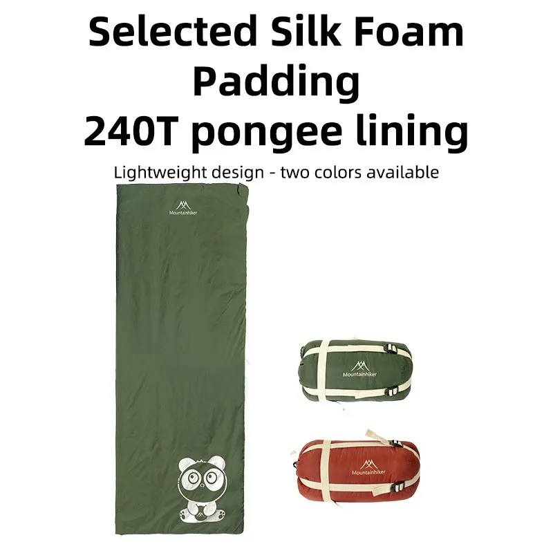 

Mountainhiker Panda Pattern Sleeping Bag Outdoor Camping Camping Adult Sleeping Bag Office Lunch Break Keep Warm