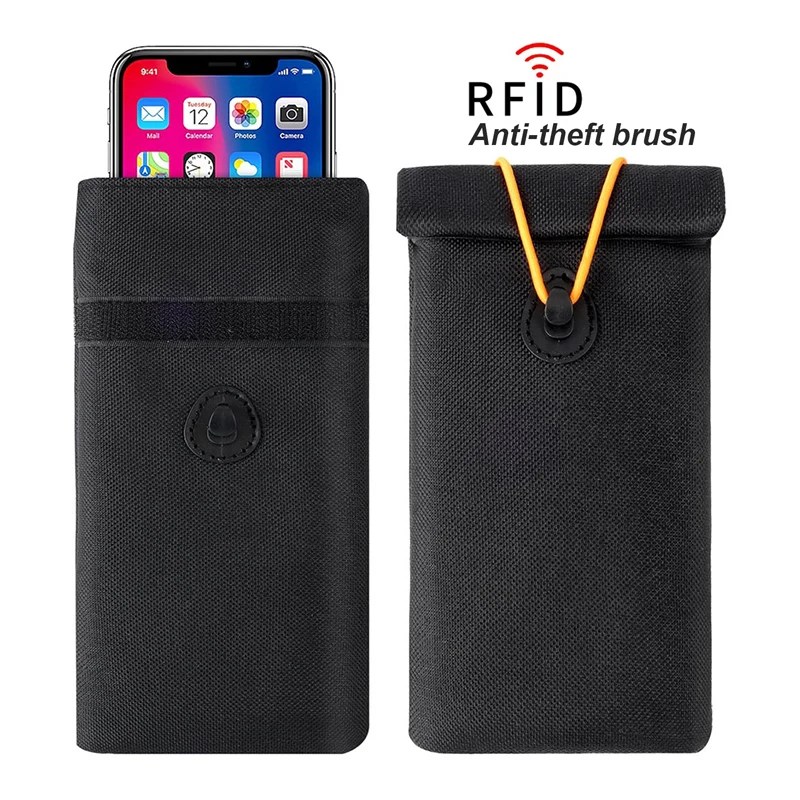 Faraday Bag Car Shielding Key Case Signal Blocking Bag for RFID Mobile Phone Leakage RF Information Privacy Protection