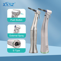 Dental Low Speed Handpiece 20:1 Reduction Implant Surgery Contra Angle Handpiece SG20L LED Push Button Air Turbine Dentist Tools