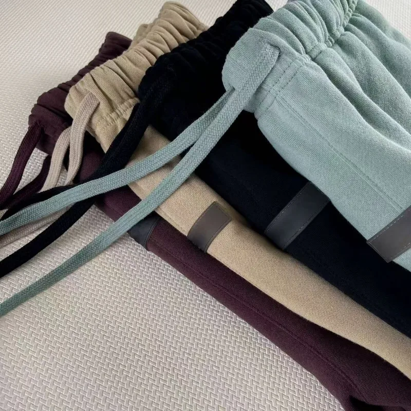 العلامة التجارية الكلاسيكية خط مزدوج الرجال عارضة السراويل الفاخرة تصميم صف مزدوج سيليكون إلكتروني السراويل زوجين شارع العليا القطن السراويل #4