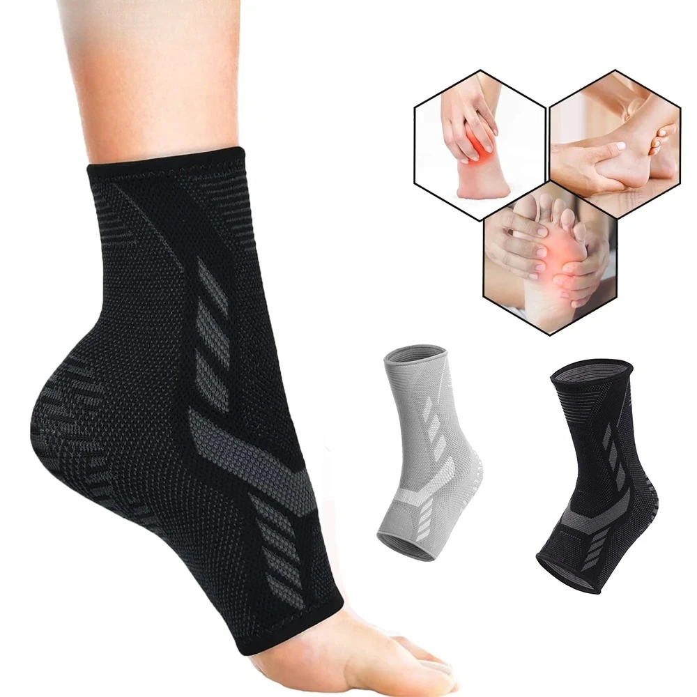 حزام دعم الضاغط لالتهاب وتر العرقوب، لفافة الكاحلين للنساء والرجال. التواء الكاحل