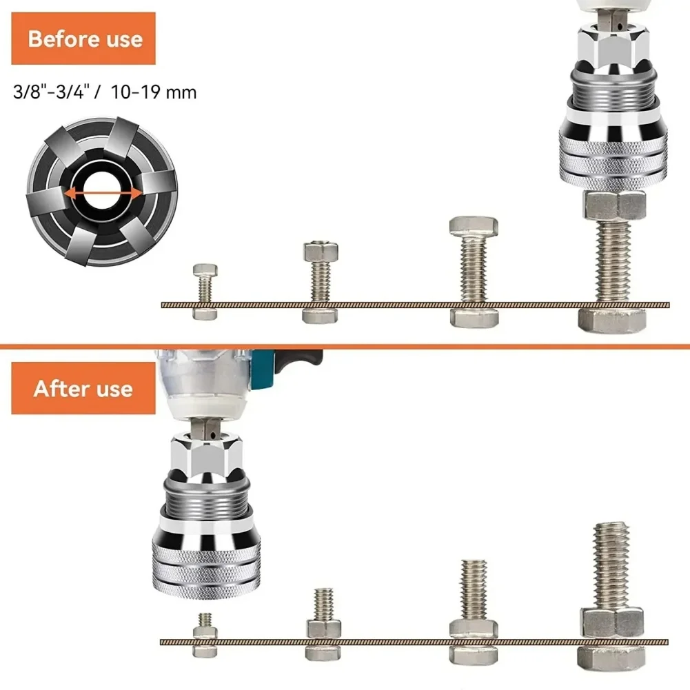 Einstellbare Steckdose 3/8-3/4'' Universal Elektrische Schlüssel Hülse Konverter 10-19mm Buchse Multifunktionale Wartung Stick Werkzeug – Detail 2