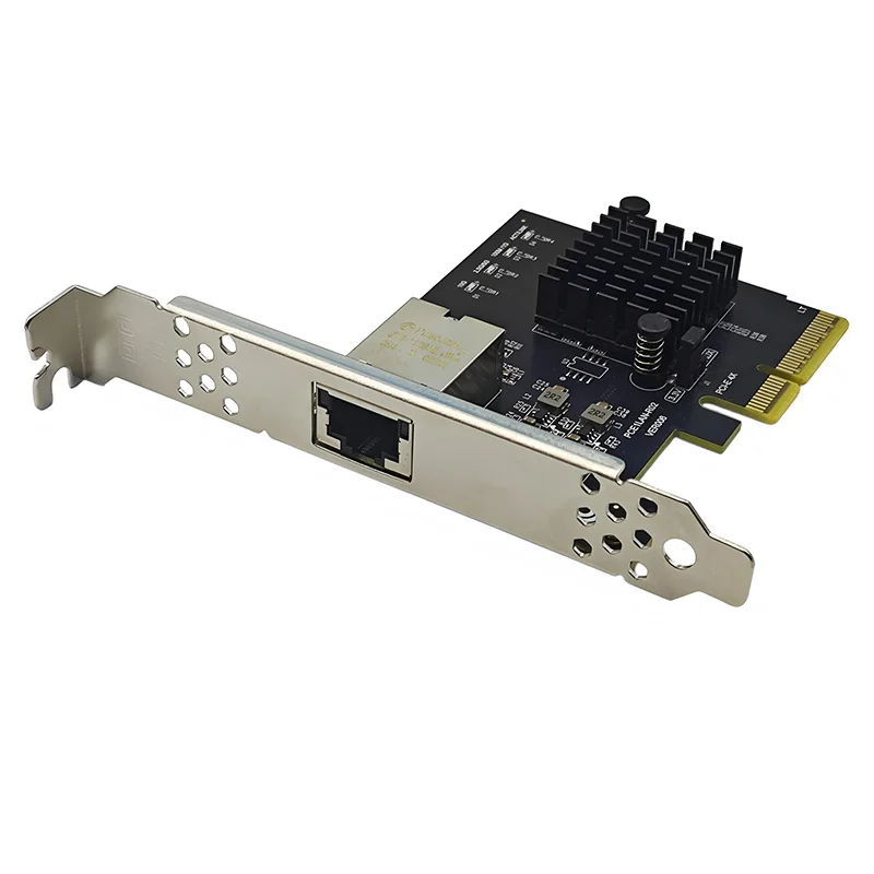 

10Gbps PCIE4.0 X4 to RJ45 Network Card RTL8127AT Chip Gigabit Ethernet PCI Express LAN Adapter 10000Mbps For PC Desktop Win10/11