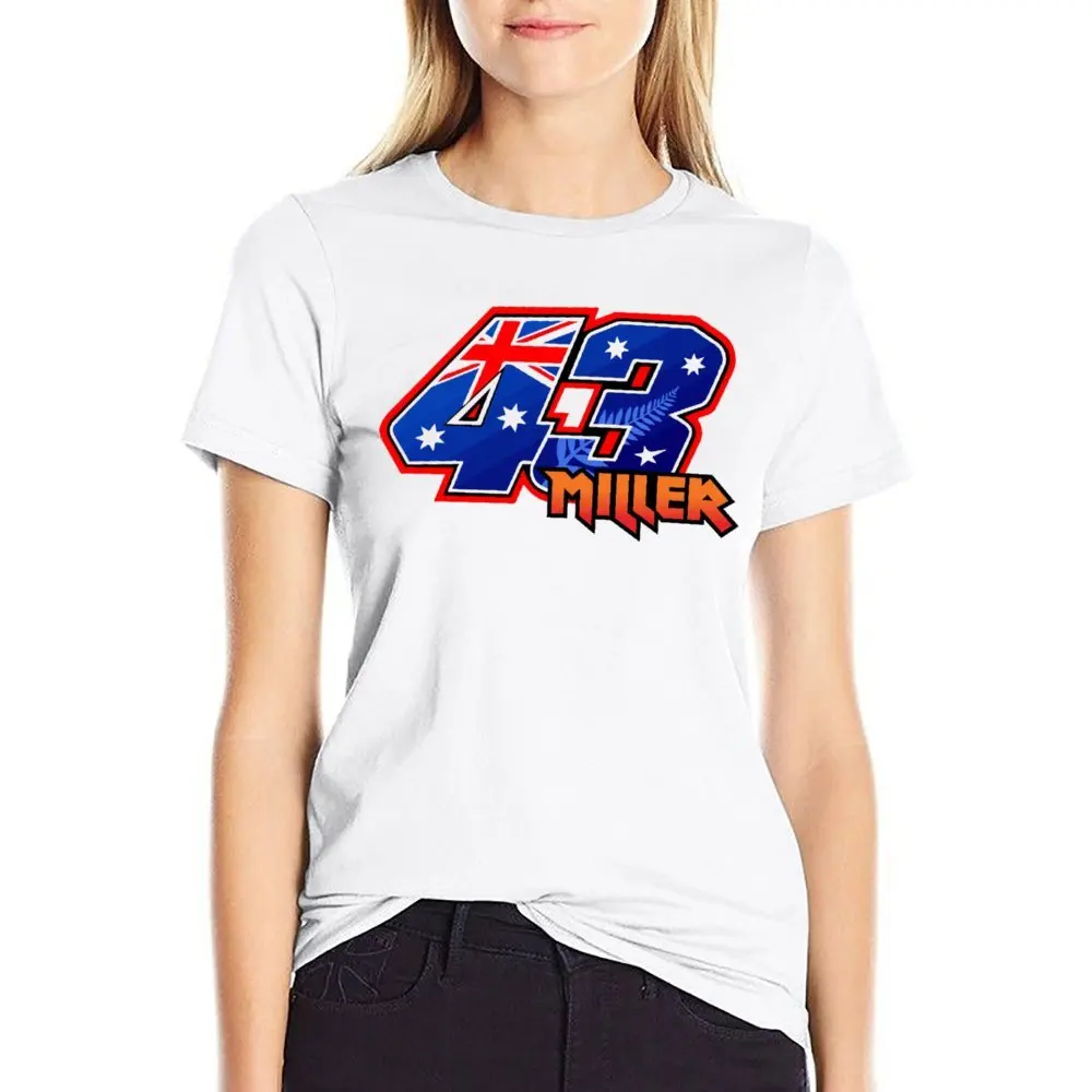 Jack Miller Number 43 Tshirt Premium T-shirt Round Neck  Sport  Funny Geek Travel