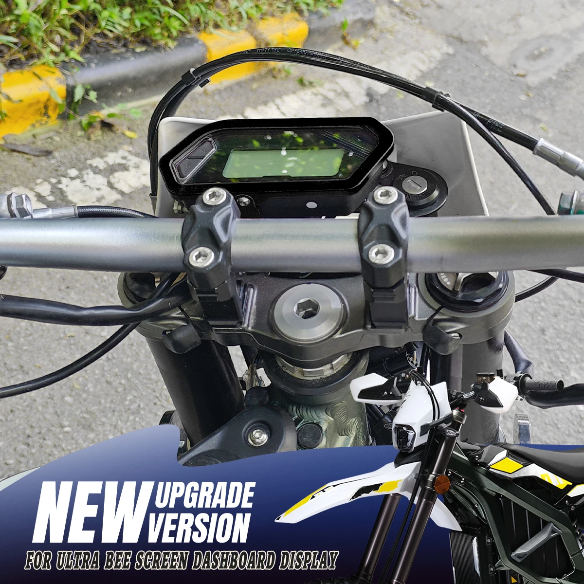 1x Motorcycles Screen Dashboard Display Guard Cover Black Protector Cover Modification Exterior Parts Tools For Surron Ultra Bee view 5