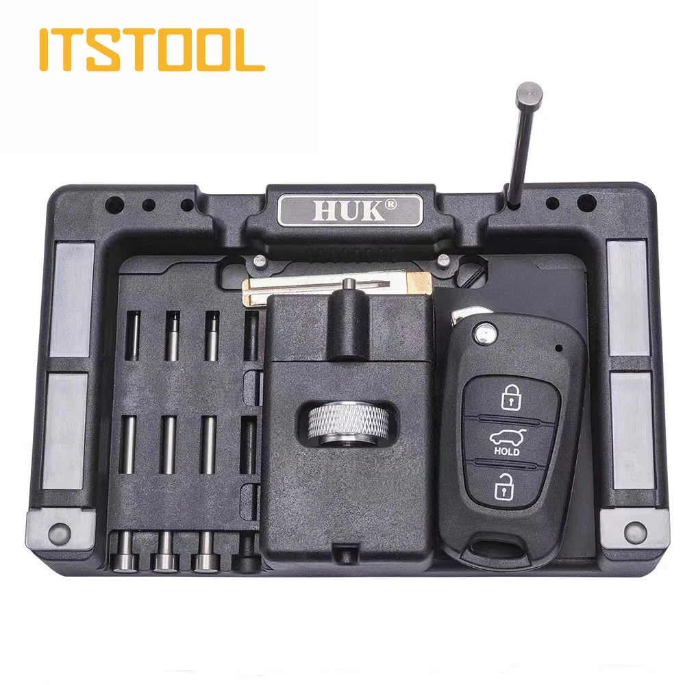 ITSTOOL Original HUK Key Fixing Tool Flip Key Vice Of Flip-key Pin Remover for Locksmith Tool With Four Pins