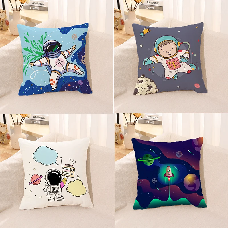 Outer Space Pillowcase Decoration Sofa Cushion Pillow Home  Cover  Anime Bed  