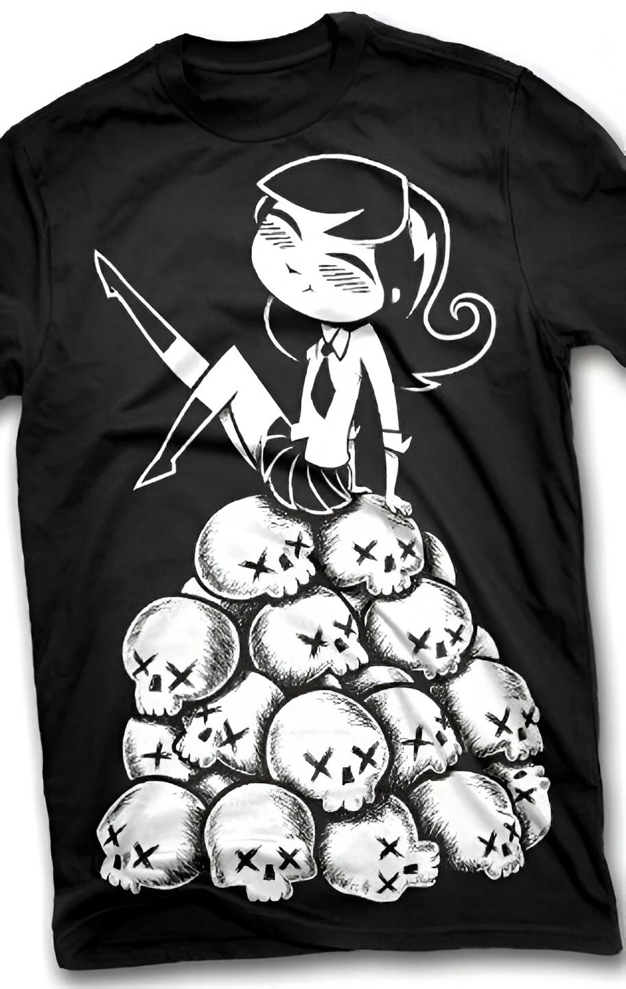 

Y2k Style Clothes Slim Fit Crop Top Emo Girl Gothic Punk White Baby T-shirt Retro Street Women's Printed Aesthetic Garbag T-shir