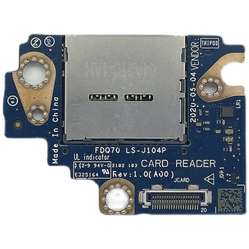 New for DELL Alienware Area 51M R2 FDQ70 LS-J104P SD Card Reader Small Board