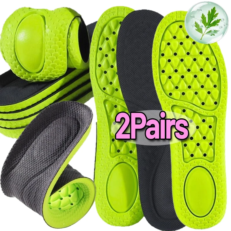

4D Sport Insole Super Soft Comfortable Shoes Sole Pads Shock Absorbing Anti-odorant Breathable Support Orthopedic Shoes Cushion